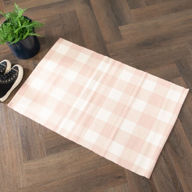 Artsy Mats Beige Check Bottom Layer Mat - Size: 60 cm x 90 cm - image 1