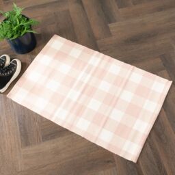 Artsy Mats Beige Check Bottom Layer Mat - Size: 60 cm x 90 cm - thumbnail 1