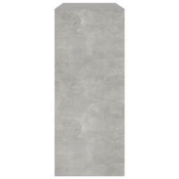 Berkfield Home Book Cabinet/Room Divider Concrete Grey 80x30x72 cm - Size: 80 x 30 x 72 cm - thumbnail 4