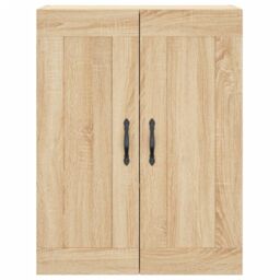 Berkfield Home Wall Mounted Cabinets 2 pcs Sonoma Oak Engineered Wood in Brown - thumbnail 6