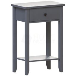 Home Discount Vida Designs Windsor 1 Drawer Console Table Side table Storage Organizer 740 x 500 x 300 mm in Grey - thumbnail 6