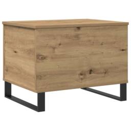 Berkfield Home Durable Coffee Table Artisan Oak 60x44.5x45 cm Engineered Wood in Brown - thumbnail 7