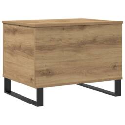 Berkfield Home Durable Coffee Table Artisan Oak 60x44.5x45 cm Engineered Wood in Brown - thumbnail 3