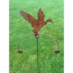 Poppyforge Duck Flying Wind Rocker Double BM/RtR - Steel - W54 x H148.5 cm in Brown - thumbnail 2