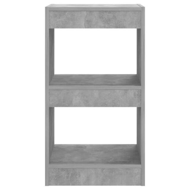 Berkfield Home Classic Book Cabinet/Room Divider Concrete Grey 40x30x72 cm - Size: 40 x 30 x 72 cm - image 1