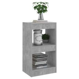 Berkfield Home Classic Book Cabinet/Room Divider Concrete Grey 40x30x72 cm - Size: 40 x 30 x 72 cm - thumbnail 6