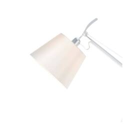 Netlighting Karis Adjustable Floor Lamp E27 Silver Chrome c w Cream Pearl Shade - thumbnail 4