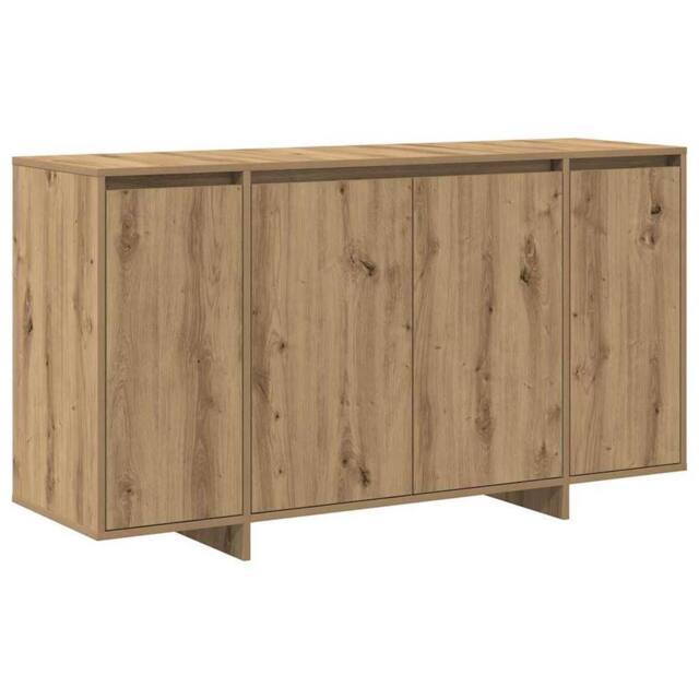 Berkfield Home Oak Sideboard Artisan Oak Wood Composite 135 x 41 x 75 cm in Brown - image 1
