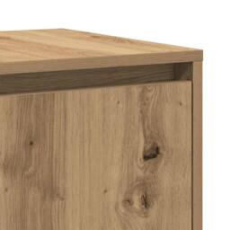 Berkfield Home Oak Sideboard Artisan Oak Wood Composite 135 x 41 x 75 cm in Brown - thumbnail 9