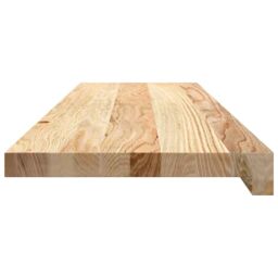 Berkfield Home Window Sills 2 pcs¬†Untreated 90x25x2 cm Solid Wood Oak in Brown - Size: Medium - thumbnail 5