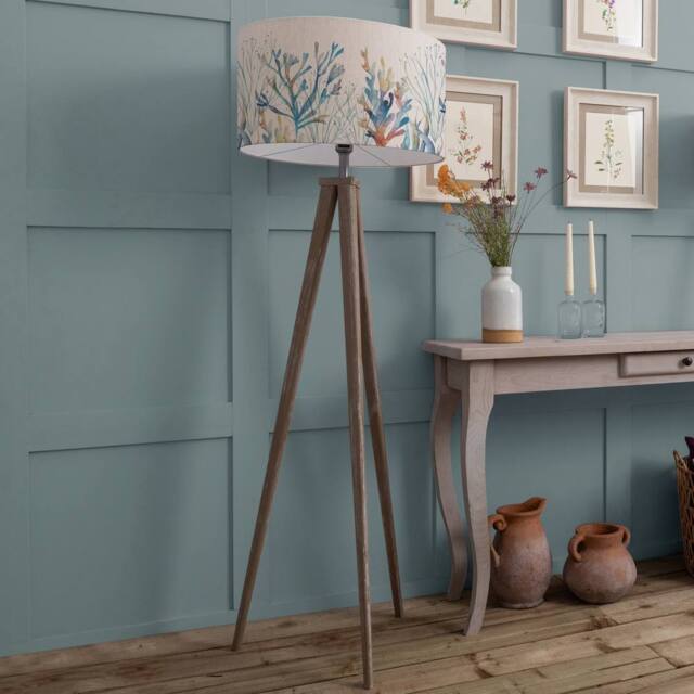 Voyage Maison Aratus Floor Lamp With Coral Reef Eva Lampshade in Beige - image 1