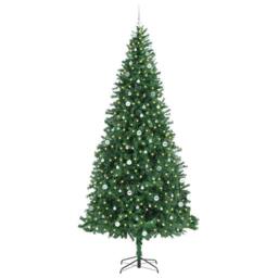 Berkfield Home Artificial Christmas Tree with 300 LEDs with Stand Green 300 cm - thumbnail 3