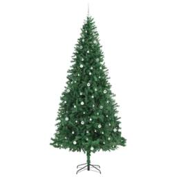 Berkfield Home Artificial Christmas Tree with 300 LEDs with Stand Green 300 cm - thumbnail 4