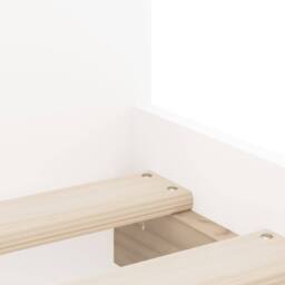 Berkfield Home Modern Bed Frame with Drawers without Mattress White 90x190 cm Single - thumbnail 9