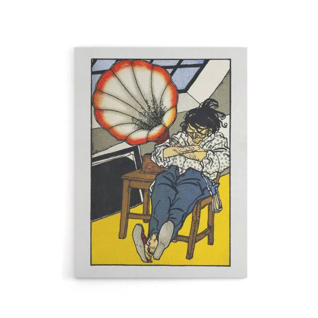 "Artery8 A Beethoven Music Enthusiast Moriz Jung Canvas Wall Art Print - Size: W12"" x H16""" - image 1