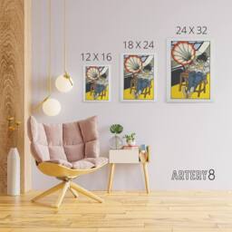 "Artery8 A Beethoven Music Enthusiast Moriz Jung Canvas Wall Art Print - Size: W12"" x H16""" - thumbnail 4