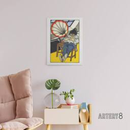 "Artery8 A Beethoven Music Enthusiast Moriz Jung Canvas Wall Art Print - Size: W12"" x H16""" - thumbnail 3
