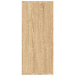 Berkfield Home Sideboard Sonoma Oak 88x30x70 cm Engineered Wood in Brown - Size: 88 x 30 x 70 cm - thumbnail 6