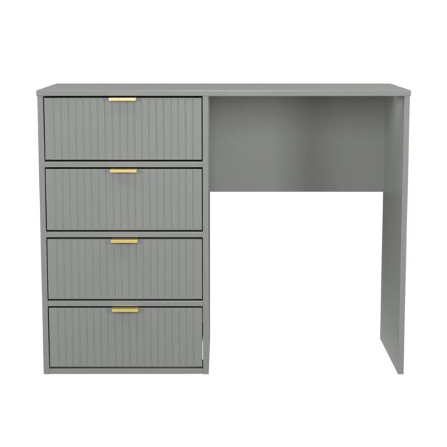 Ready Assembled 2 U Bexley 4 Drawer Vanity (Ready Assembled) in Dark Grey - Size: Medium - image 1