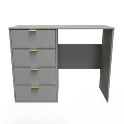 Ready Assembled 2 U Bexley 4 Drawer Vanity (Ready Assembled) in Dark Grey - Size: Medium - thumbnail 2