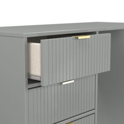 Ready Assembled 2 U Bexley 4 Drawer Vanity (Ready Assembled) in Dark Grey - Size: Medium - thumbnail 9