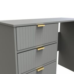 Ready Assembled 2 U Bexley 4 Drawer Vanity (Ready Assembled) in Dark Grey - Size: Medium - thumbnail 8