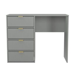 Ready Assembled 2 U Bexley 4 Drawer Vanity (Ready Assembled) in Dark Grey - Size: Medium - thumbnail 1