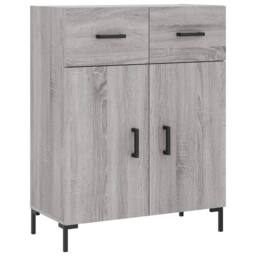 Berkfield Home Highboard Grey Sonoma 69.5x34x180 cm Engineered Wood - thumbnail 7