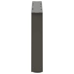 Berkfield Home Dining Table Legs V-Shape 2 pcs Anthracite 60x(30-31.3) cm Steel in Black - thumbnail 6