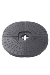 Garden Sanctuary Square Rotating Outdoor Cantilever Parasol with Fillable Base in Taupe - thumbnail 5
