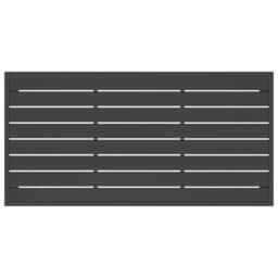 Berkfield Home Garden Coffee Table Anthracite 110x55x35cm Steel in Black - Size: 110 x 55 x 35 cm - thumbnail 5