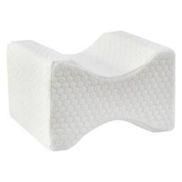 FLAVORA Adjustable Memory Foam Knee Support Pillow in White - Size: Cot - thumbnail 2