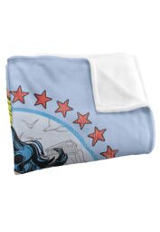 Warner Brothers Dc Wonder Woman Wonder Woman Officially Licensed Silky Touch Super Soft Throw Blanket 152 x 127 cm in White - thumbnail 3