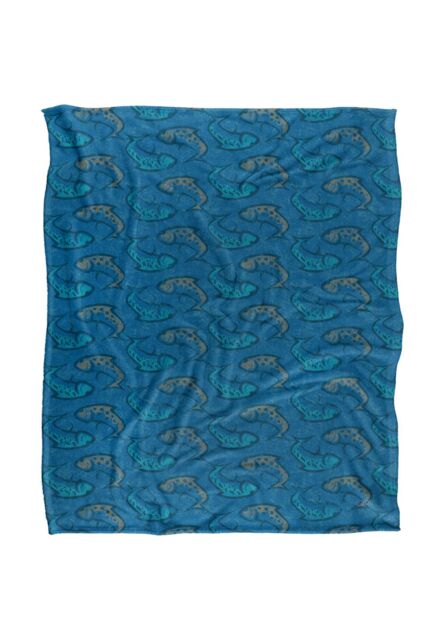 JQ Licensing Jl-Jp Ying Yang Fish Pattern 2 Silky Touch Super Soft Throw Blanket 152 X 127 cm in White - image 1