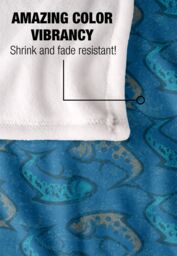 JQ Licensing Jl-Jp Ying Yang Fish Pattern 2 Silky Touch Super Soft Throw Blanket 152 X 127 cm in White - thumbnail 4