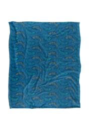JQ Licensing Jl-Jp Ying Yang Fish Pattern 2 Silky Touch Super Soft Throw Blanket 152 X 127 cm in White - thumbnail 1