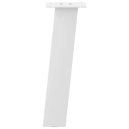 Berkfield Home Coffee Table Legs 4 pcs White 42 cm Steel - thumbnail 5