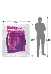 Warner Brothers Riverdale Betty & Veronica Silky Touch Super Soft Throw Blanket in White - thumbnail 5