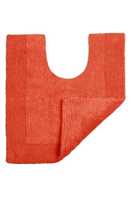 Allure Bath Fashions Elegance Reversible Heavyweight Pedestal Mat in Terracotta - Size: Bath Mat - image 1