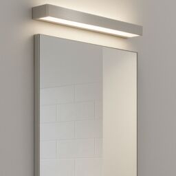 CGC Lighting 'Amber' LED Chrome IP44 Bathroom Over Mirror wall Light 9W in Metallic Silver - thumbnail 1