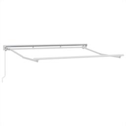 Berkfield Home Retractable Awning Manual Blue & White 250x200 cm - thumbnail 5