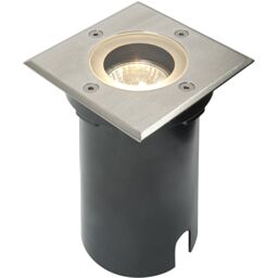 Loops 2 PACK Marine Grade IP65 Square Ground Light - 50W GU10 - Stainless Steel in Metallics - thumbnail 4