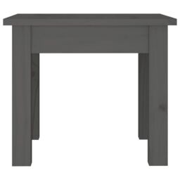 Berkfield Home Coffee Table Grey 35x35x30 cm Solid Wood Pine - Size: 35 x 35 x 30 cm - thumbnail 5
