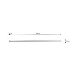 Furniture To Go Corona 200cm Wall Shelf in Artisan Oak in Light Oak - thumbnail 6