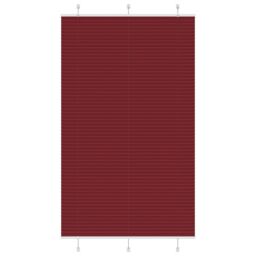 Berkfield Home Pleated Blind Bordeaux Red 115x200 cm Fabric Width 114.4 cm Polyester