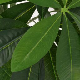 Berkfield Home Artificial Fortune Tree Plant with Pot 85 cm Green - thumbnail 2