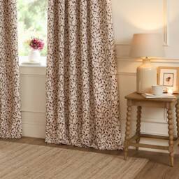 Voyage Maison Cervino Jacquard Pencil Pleat Curtain Pair in Purple - Size: 168 cm width x 137 cm drop - thumbnail 4