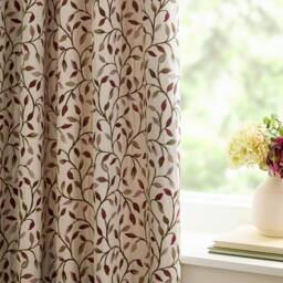 Voyage Maison Cervino Jacquard Pencil Pleat Curtain Pair in Purple - Size: 168 cm width x 137 cm drop - thumbnail 5