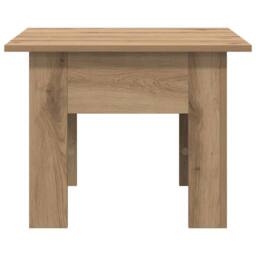 Berkfield Home Elegant Coffee Table Artisan oak 55 x 55 x 42 cm Engineered wood in Brown - thumbnail 5