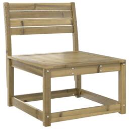 Berkfield Home Garden Sofas with Cushions 2pcs Impregnated Wood Pine in Brown - thumbnail 4
